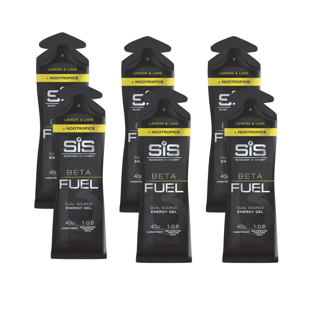 SIS GEL BETA FUEL + NOOTROPICS x6